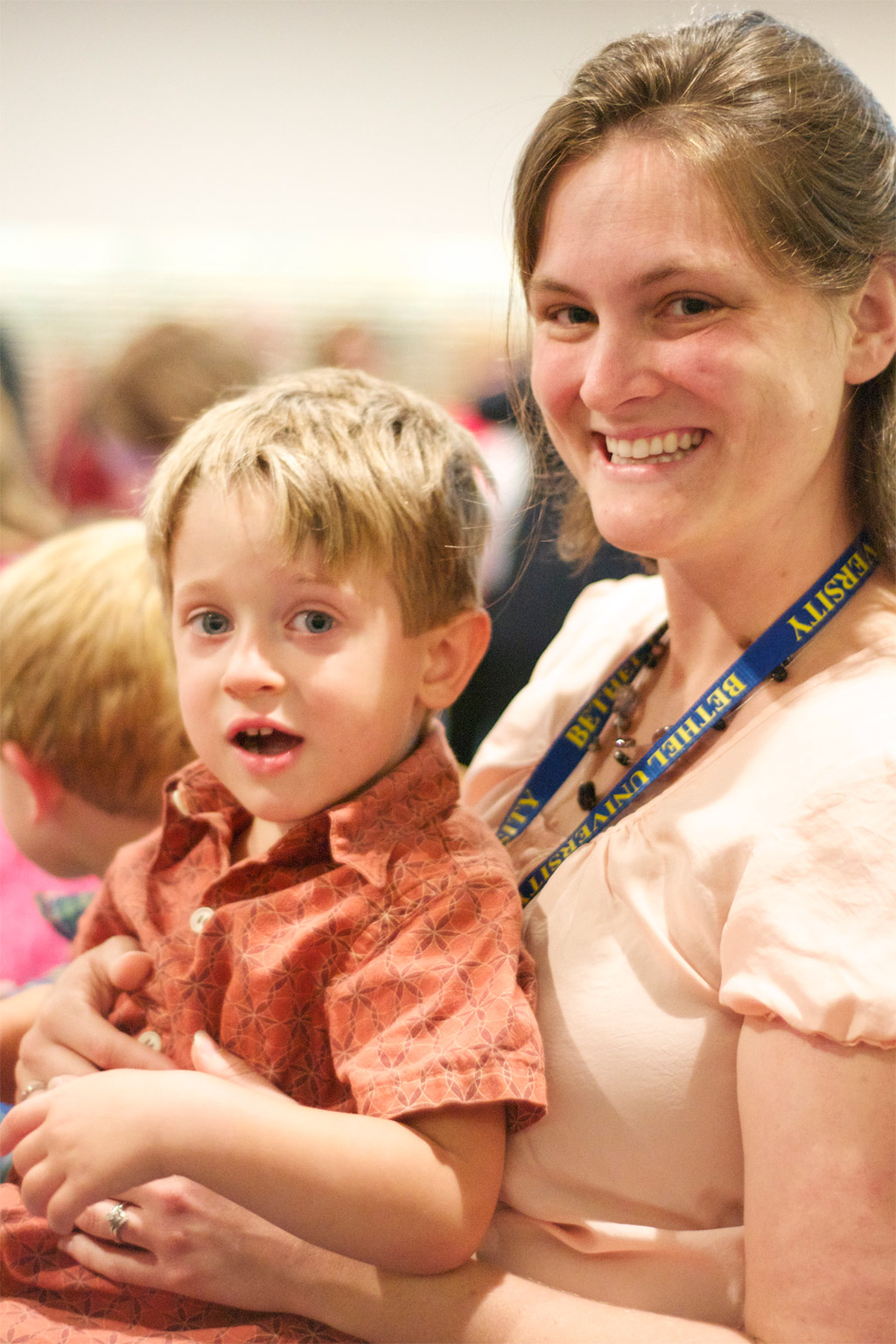 Miriam and Seth at the Dedication Service