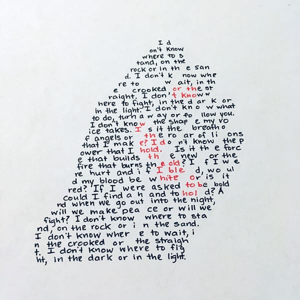 A little bit of poetry.